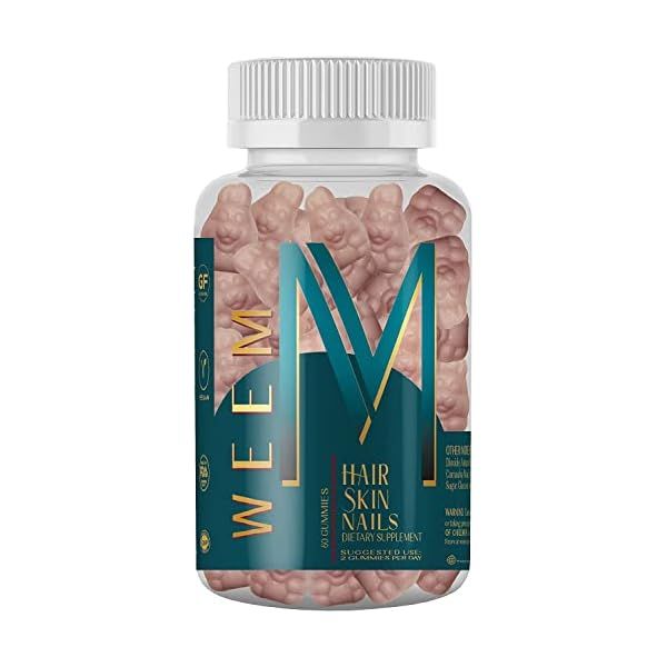 WEEM <b>Biotin</b> <b>비오틴</b> 10000mcg 60구미 라스베리맛