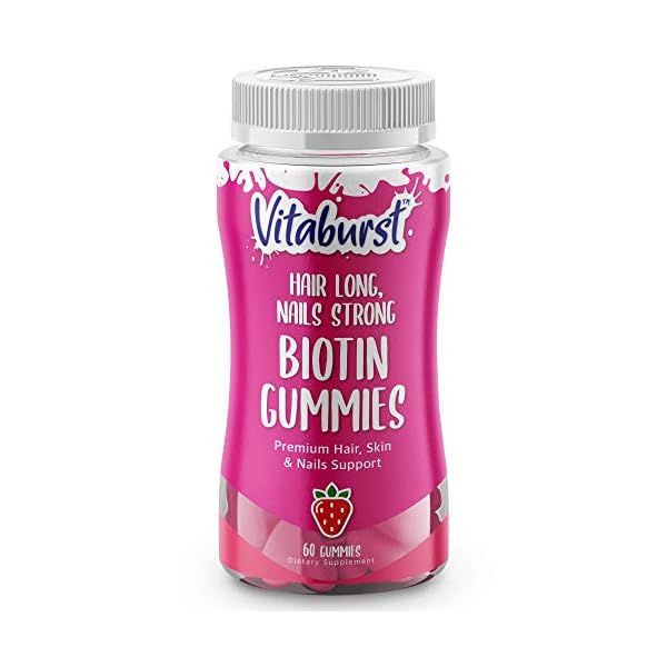 <b>VITABURST</b> Biotin 비오틴 5000mcg 구미 60개입 B 콤플렉스