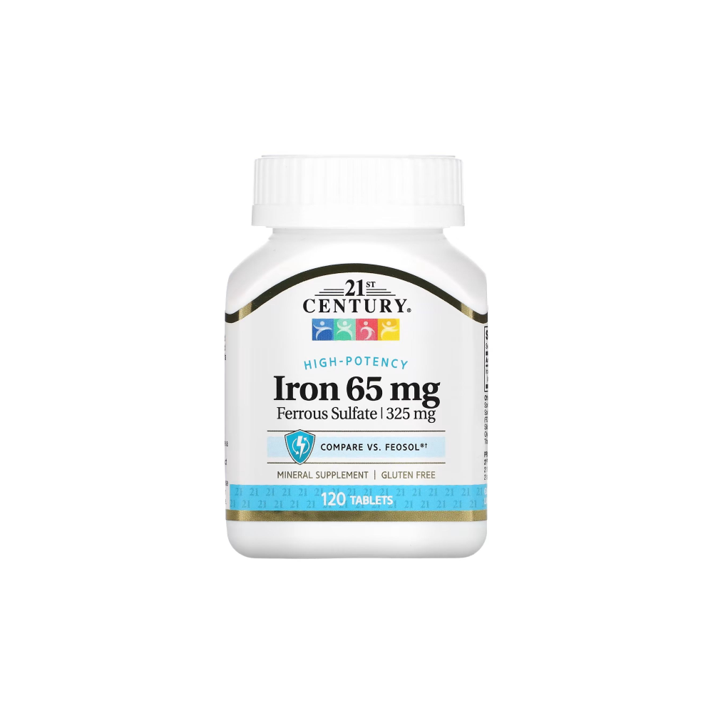 21st Century 철분 <b>iron 65mg</b> 120정