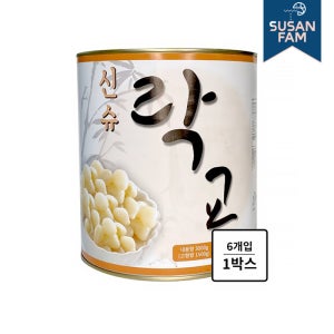 신슈 3S 캔락교 18kg(3kgX6캔) 오싱고 일식 업소용 락교 코우