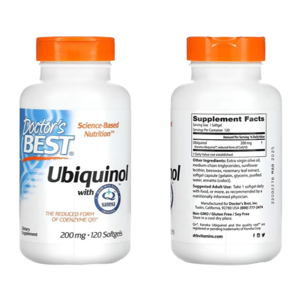 닥터스베스트 <b>유비퀴놀 200mg</b> 120정