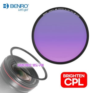 벤로 카메라 렌즈필터 자석 브라이튼 CPL필터 82mm