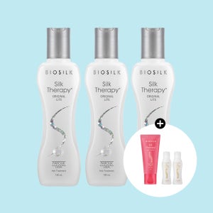 실크테라피 오리지널라이트 고영양 단백질 손상모 리페어 헤어에센스오일 130ml 3개+증정