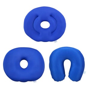 MOLE 비즈쿠션 회음부 치질 환자 도넛방석 산모 다용도 원좌 원형방석 목쿠션 욕창방지