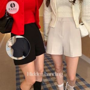 융기모추가 하프 반바지 슬랙스(3color)