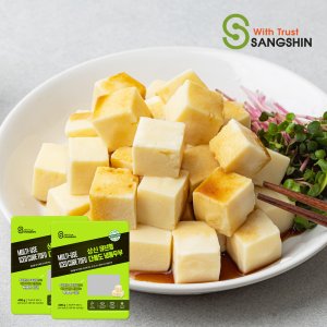 [상신] 잘려나온 간편 냉동두부 2봉(+소스) 800g 국산콩 샐러드