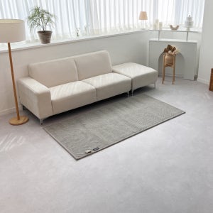 북유럽풍 사계절 전기카페트 거실 침대 온열러그 전기매트 워셔블 전기요 해링본 (1인용)