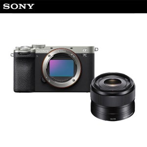 소니 카메라 A7C2 BODY 실버 + SEL35F18F 패키지 / 공식대리점 풀프레임 컴팩트 알파