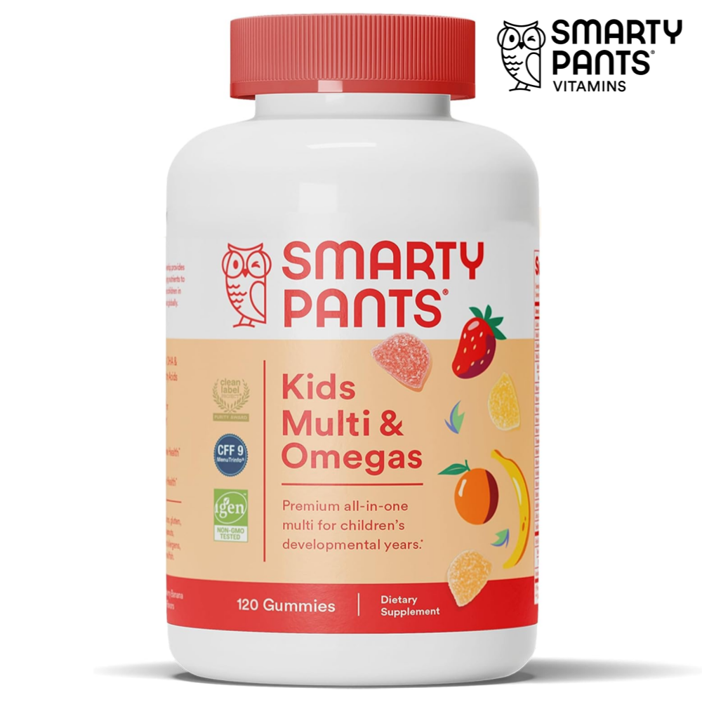 <b>스마티팬츠</b> 키즈 멀티 앤 <b>오메가3</b> 오리지널 120구미 어린이 멀티비타민 종합비타민