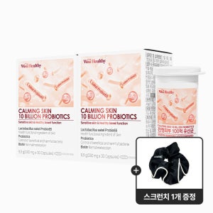 삼진제약 위시헬씨 진정피부 100억 유산균 30캡슐, 2개