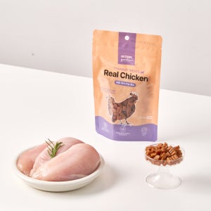 누터스가든 트레이닝트릿 강아지육포 노즈워크 보상 간식 닭고기, 100g, 3개