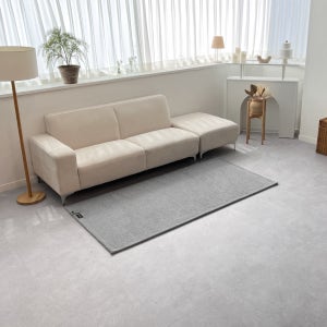 북유럽풍 사계절 전기카페트 거실 침대 온열러그 전기매트 워셔블 전기요 그레이 (1인용)