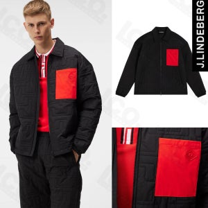 제이린드버그 남성 재킷 골프웨어 킴 퀄팅 긴팔 집업 점퍼