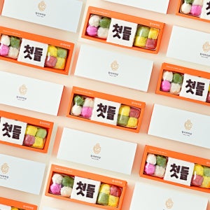 돌답례떡 3구 백설기 꿀떡 경단 첫돌 결혼 퇴사선물 답례떡 강아지 어린이집 답례품 서울