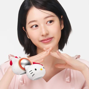 [GESKE] 게스케 헬로키티 소닉 웜 & 쿨 마스크 8 in 1 (스타라이트) 쿨링,온열,진동