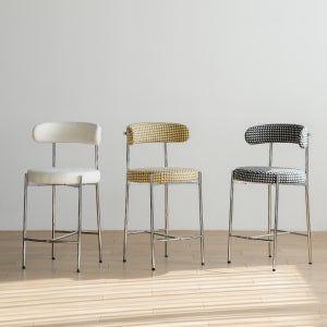 유니 모던 패브릭 인테리어 홈바 아일랜드 바텐의자