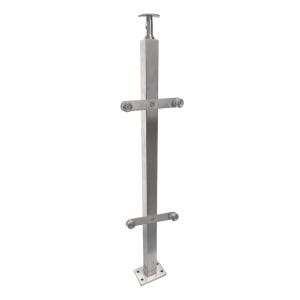 정사각형 유리난간대 핸드레일 40x40