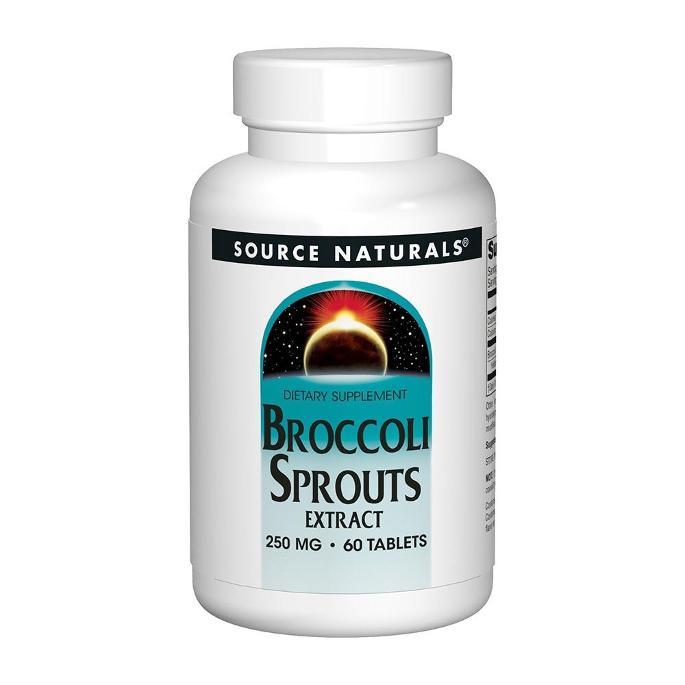 소스 내추럴스 <b>브로콜리 스프라우트</b> 추출물 <b>250mg</b> 60타블렛