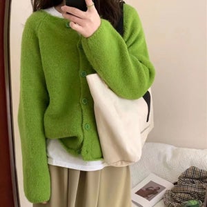 여성가디건 부드러운 도톰 가을 겨울 니트 가디건