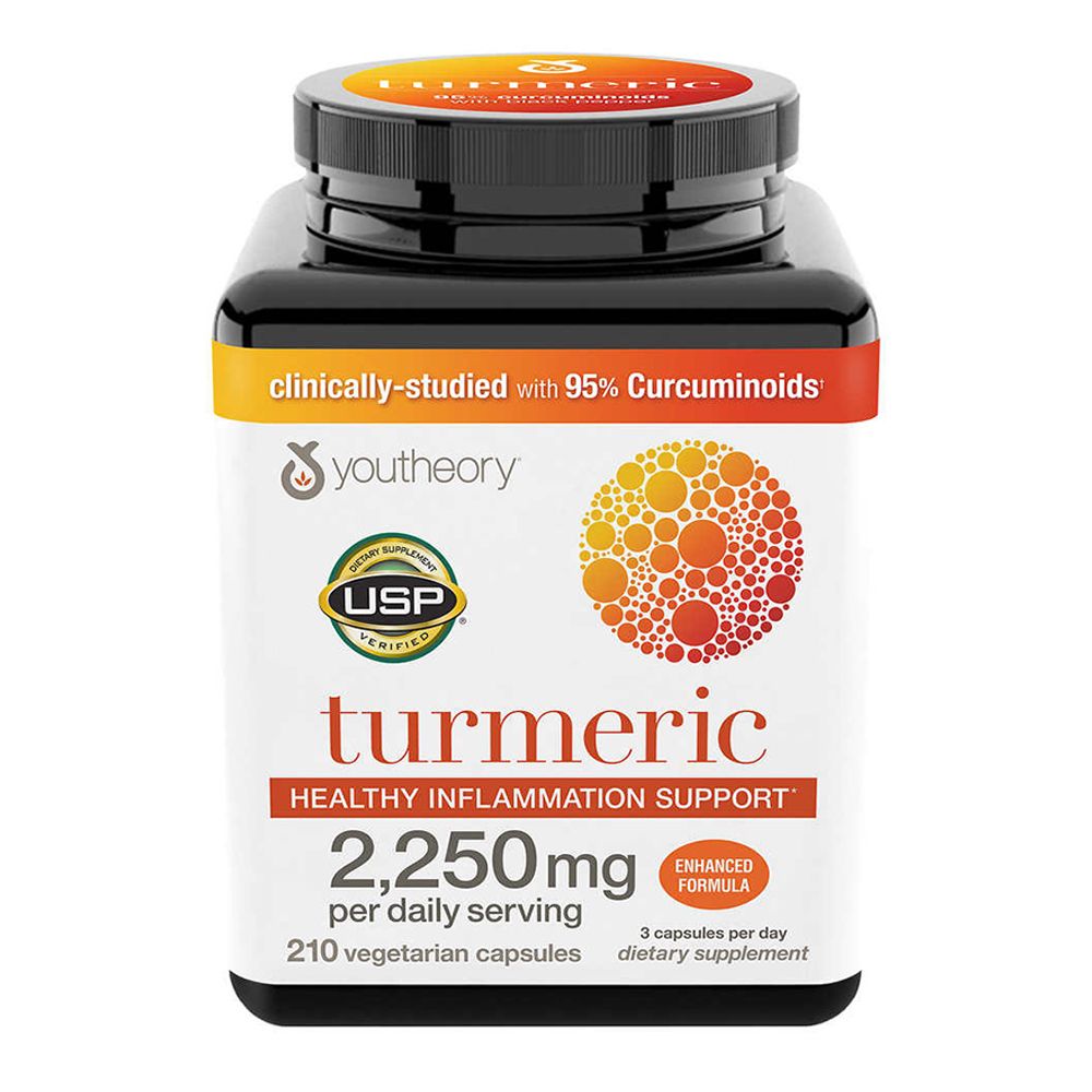 유씨어리 <b>터메릭</b> 강황 2250mg 210정 Youtheory Turmeric