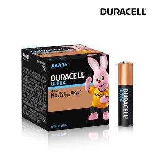 듀라셀 울트라 알카라인 건전지 AAA 16입 LR03