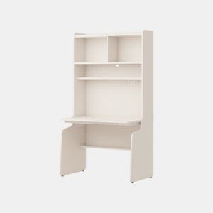 일룸 링키S 측판형책상 세트 1000폭, 4단, IV(아이보리)