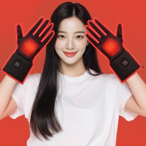 라이프미 2세대 터치 충전식 온열 발열장갑 보온 겨울 남자여성 등산장갑 방수 방한 usb