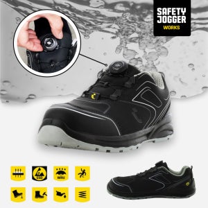 세이프티조거 카도르 kcs 안전화 다이얼 방수 발편한 미끄럼방지 경량 작업화