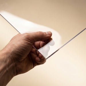 책상매트 투명 주문제작 비닐 고무판 아스테이지 데스크 PVC 2mm 10cm X 40cm