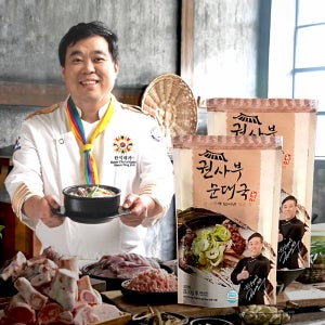 권사부 병천 사골 순대국 대용량 833g 5팩 (다대기 들깨가루 포함)