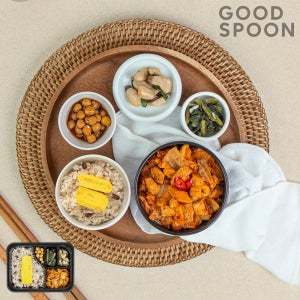 굿스푼 저당 당뇨환자 영양식 오곡밥&돼지김치찜 2팩 외 13종 간식 배달 임당 예방 간편 식단