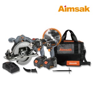 아임삭 충전콤보세트 20V BL18SMT7 MAX 5.0Ah 배터리3개세트