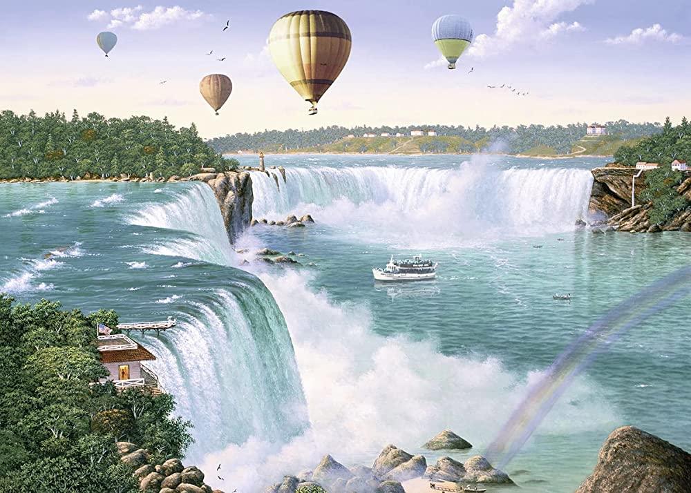 Ravensburger Niagara Falls 1000피스 직소 퍼즐 <b>19871</b> 모든 조각이 독특하며 소프트클릭 기술로 조각이 완벽하게 맞습니다