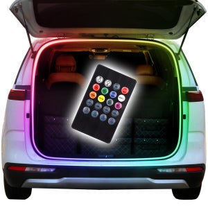 자동차 트렁크 RGB컬러 식빵등 DIY LED바 무드등 면발광 시거잭형