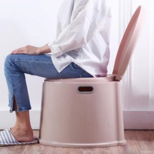 수세식 이동식 화장실 캠핑 이동변기 간이 이동형 변기통