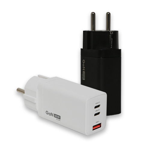 (2년 A/S) 파워마스터 65W GaN PD PPS 접지 3포트 멀티 초고속 충전기