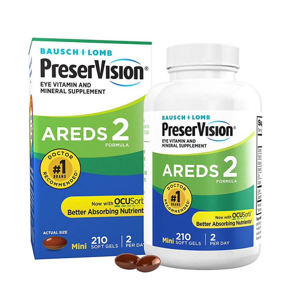 바슈롬 프리져비전 프리저 아레즈2 210정 PreserVision <b>AREDS</b>2