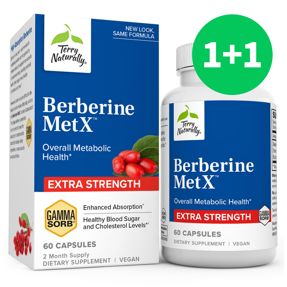 <b>테리내추럴리</b> 베르베린 메트엑스 metx 60캡슐, 2개