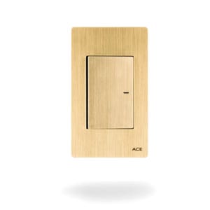 에이스 골드 금색 1구 스위치 매립 전등 스위치교체 국산 KS