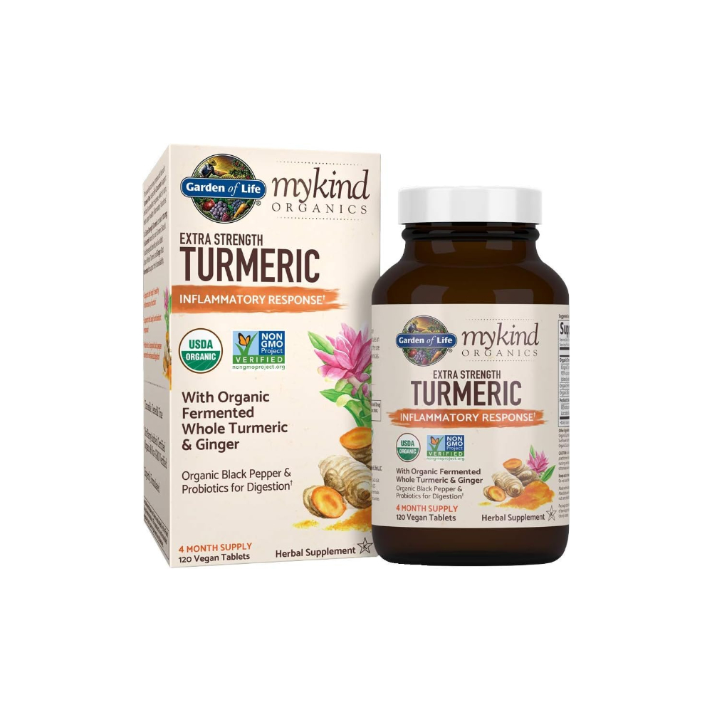 가든 오브 라이프 <b>마이카인드 오가닉스 엑스트라 스트렝스 터메릭</b> 120 베지타블렛 커큐민