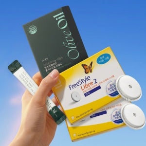 [올리브유증정] 프리스타일 리브레2 연속혈당측정기 2개 눈으로 보는 혈당 스파이크