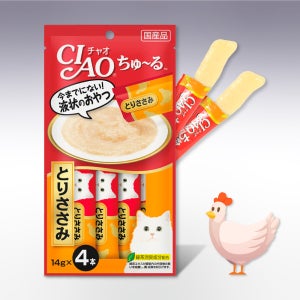 이나바 챠오츄르 고양이 추르 간식 SC-73 닭가슴살 4p, 14g, 1개
