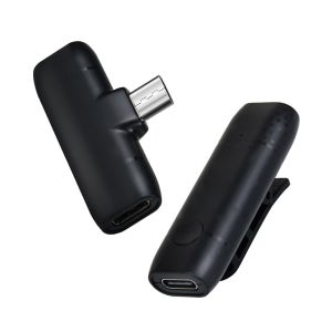 무선 핀 마이크 클립형 USB C타입 충전식 녹음 송수신세트 핸드폰 스마트폰