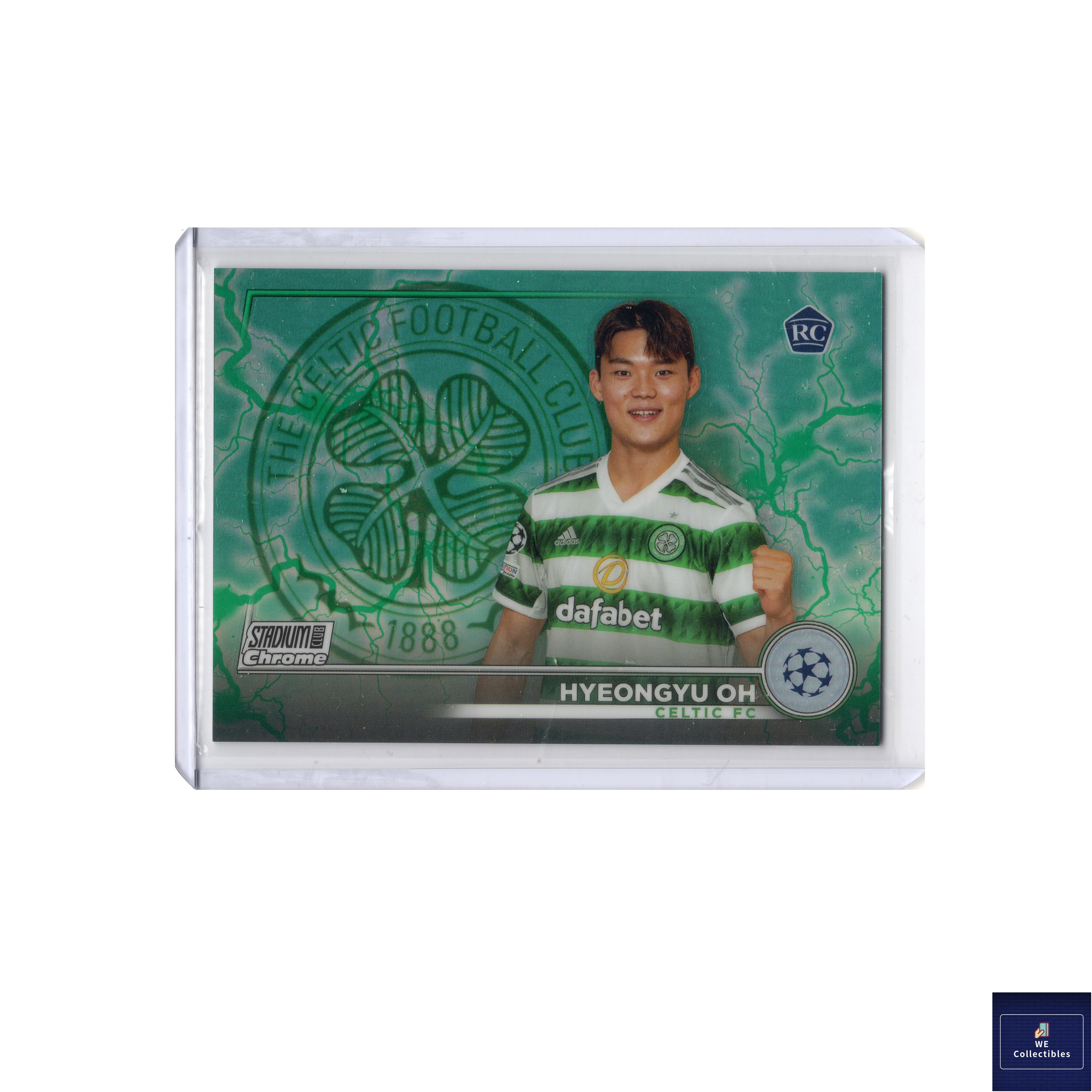 오현규 탑스 225장 한정 아쿠아 그린 일렉트릭 2022-23 Topps 축구카드 3562