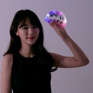 LED탬버린 노래방탬버린 미니 소형 발광 불빛 템버린