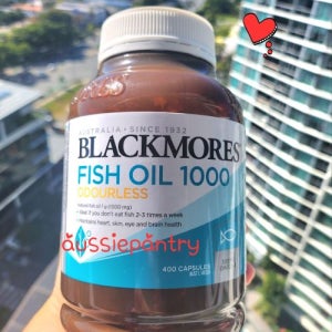호주직구 블랙모어스 무취 피쉬오일 1000mg 400캡슐