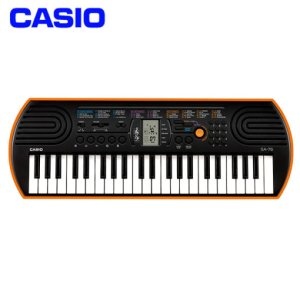 카시오 44건반 전자 키보드 피아노 SA-76 어린이 입문자 취미 휴대용