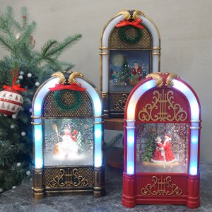 LED 네온사인 크리스마스 워터볼 오르골 (눈사람/ 트리산타 / 산타커플 )