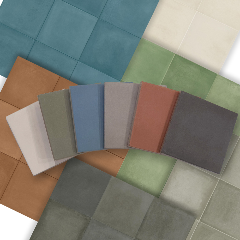 100각 이태리 수입 솔리드 컬러 포세린 수영장 카페 타일 디세그블렌드