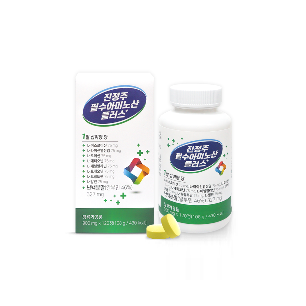 <b>진약사몰</b> 진정주 필수아미노산 플러스(120정)